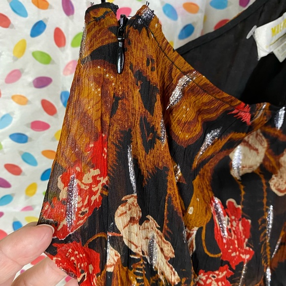 Multicolor jumpsuit side zipper, size 2, NWOT - Picture 9 of 9